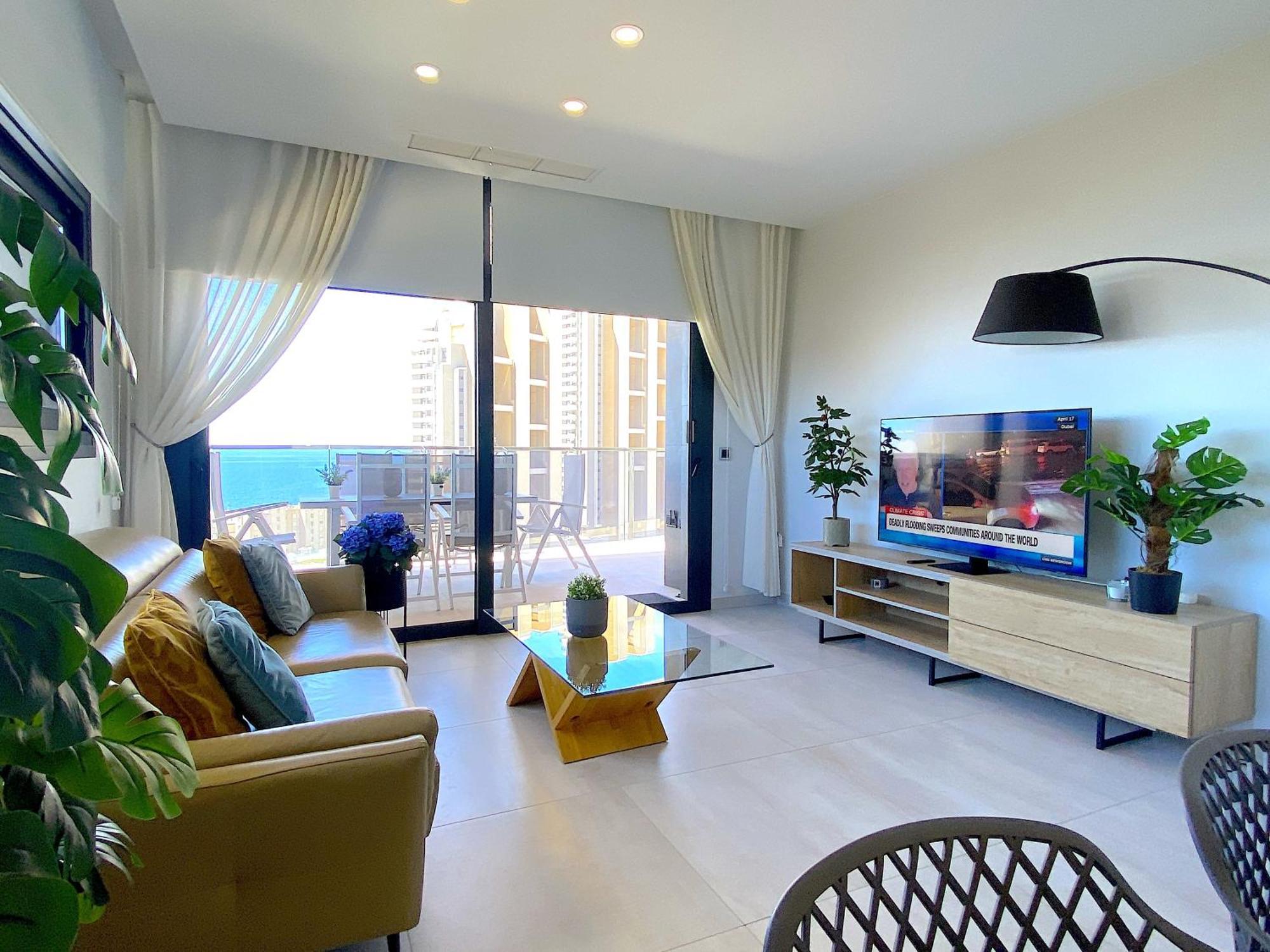 Lujoso Apartament Con Impresionantes Vistas Al Mar Benidorm Exterior foto