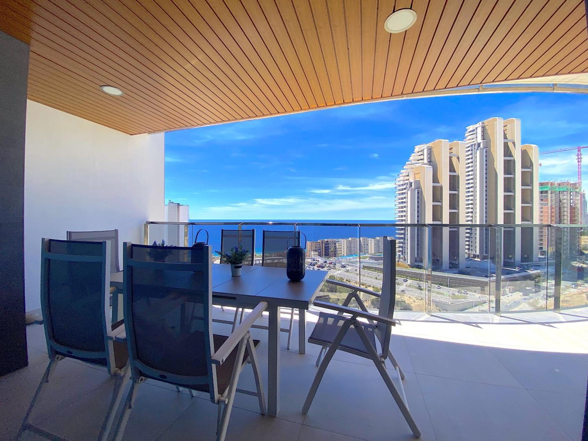 Lujoso Apartament Con Impresionantes Vistas Al Mar Benidorm Exterior foto