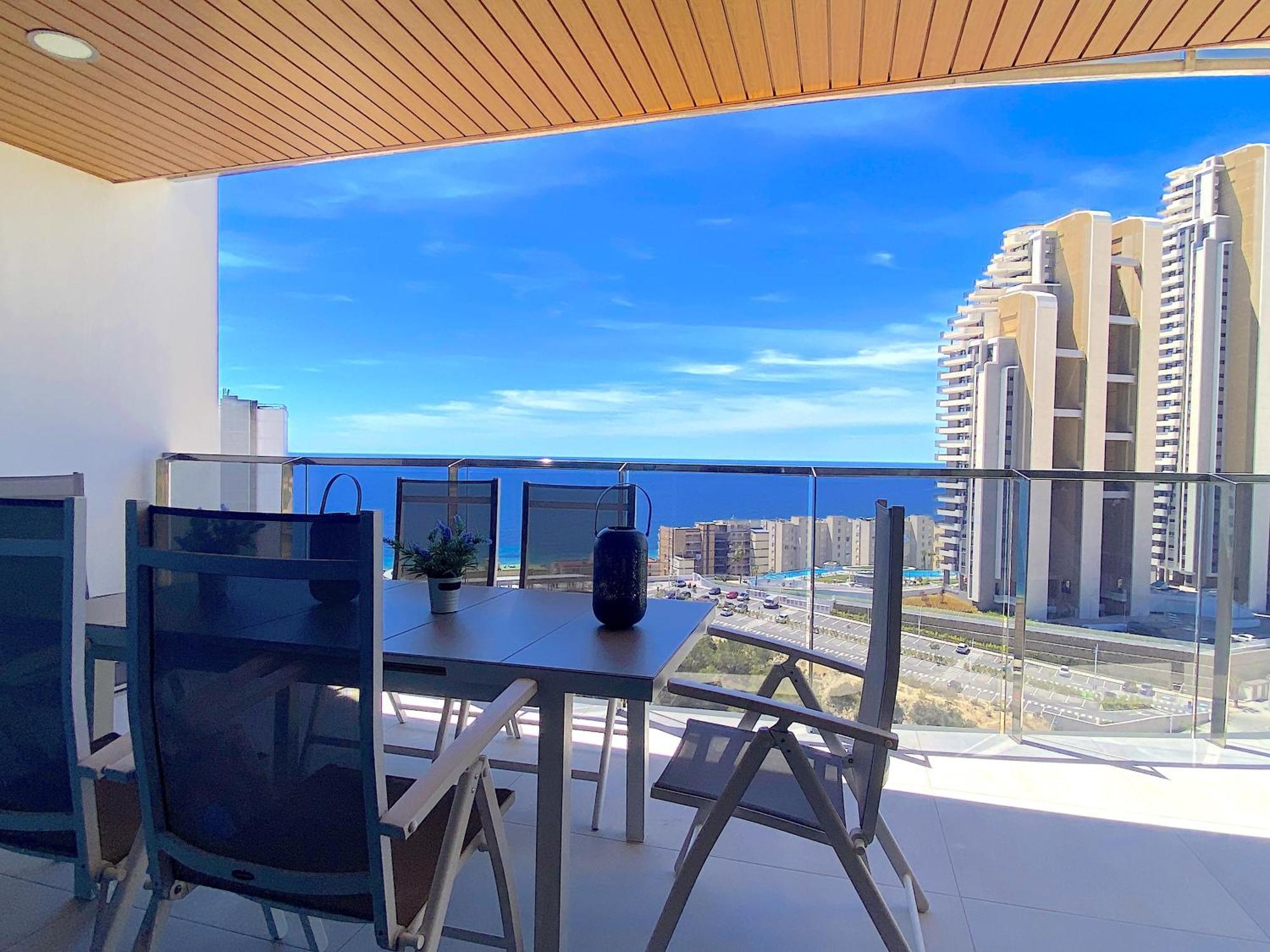 Lujoso Apartament Con Impresionantes Vistas Al Mar Benidorm Exterior foto